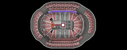 Seat view from Suite Zone 101-120