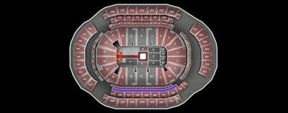 Seat view from Suite Zone 217-234
