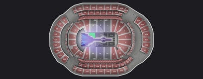 Seat view from Floor