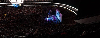 Seat view from Mezzanine
