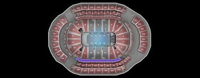 Seat view from Suite Zone 121-140