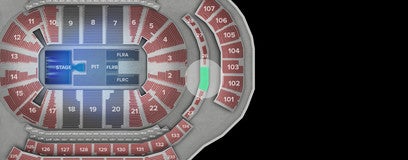 Seat view from Lower