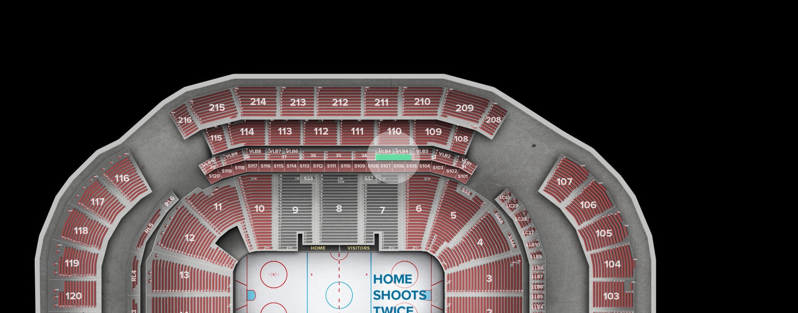 Seat view from Lower