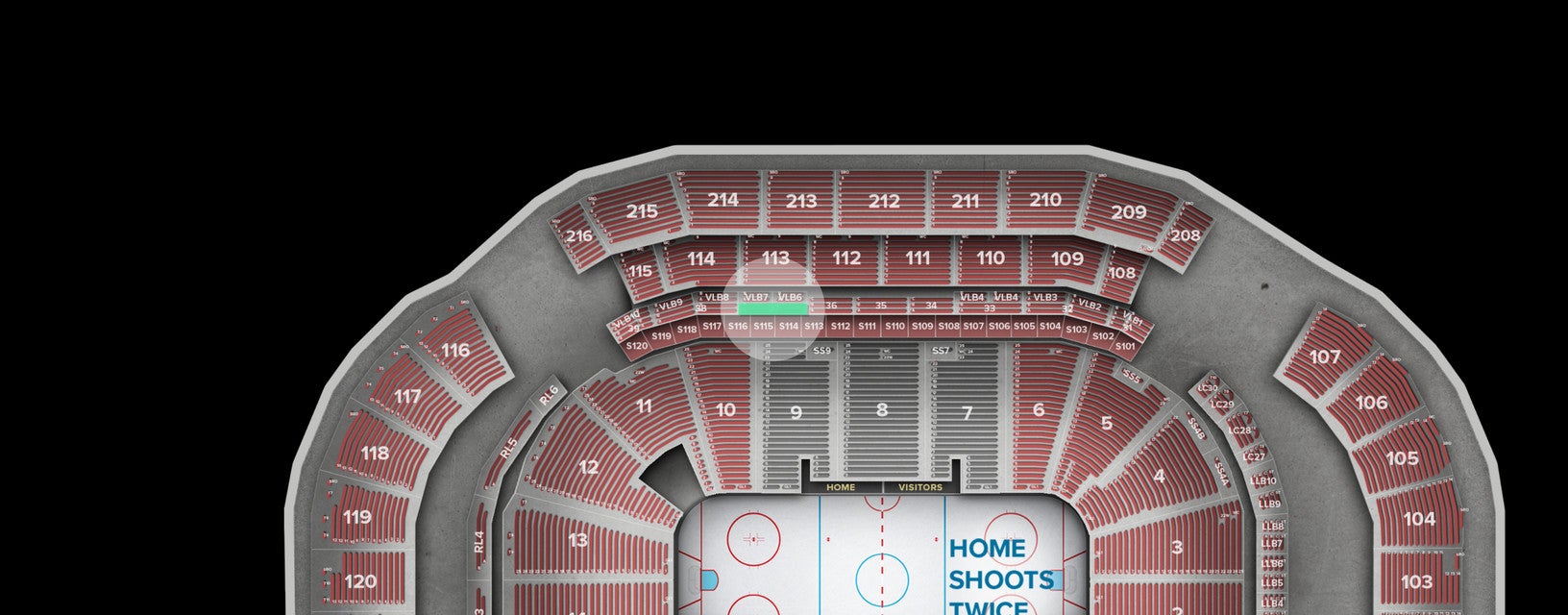 Seat view from Lower