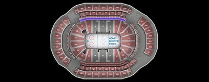 Seat view from Suite Zone 101-120
