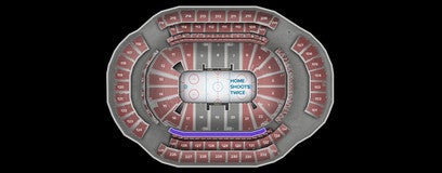 Seat view from Suite Zone 121-140
