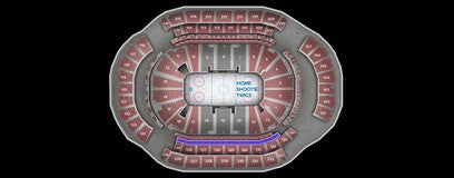 Seat view from Suite Zone 217-234