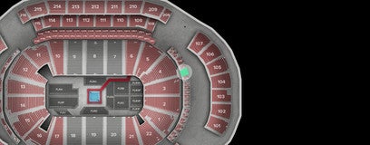 Seat view from Loge Box