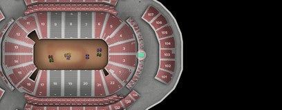 Seat view from Loge Box