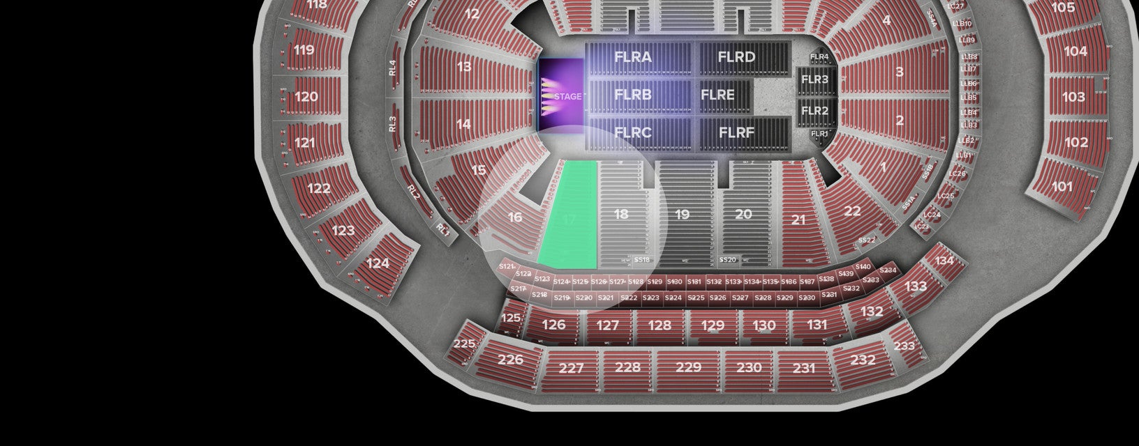 Seat view from Lower