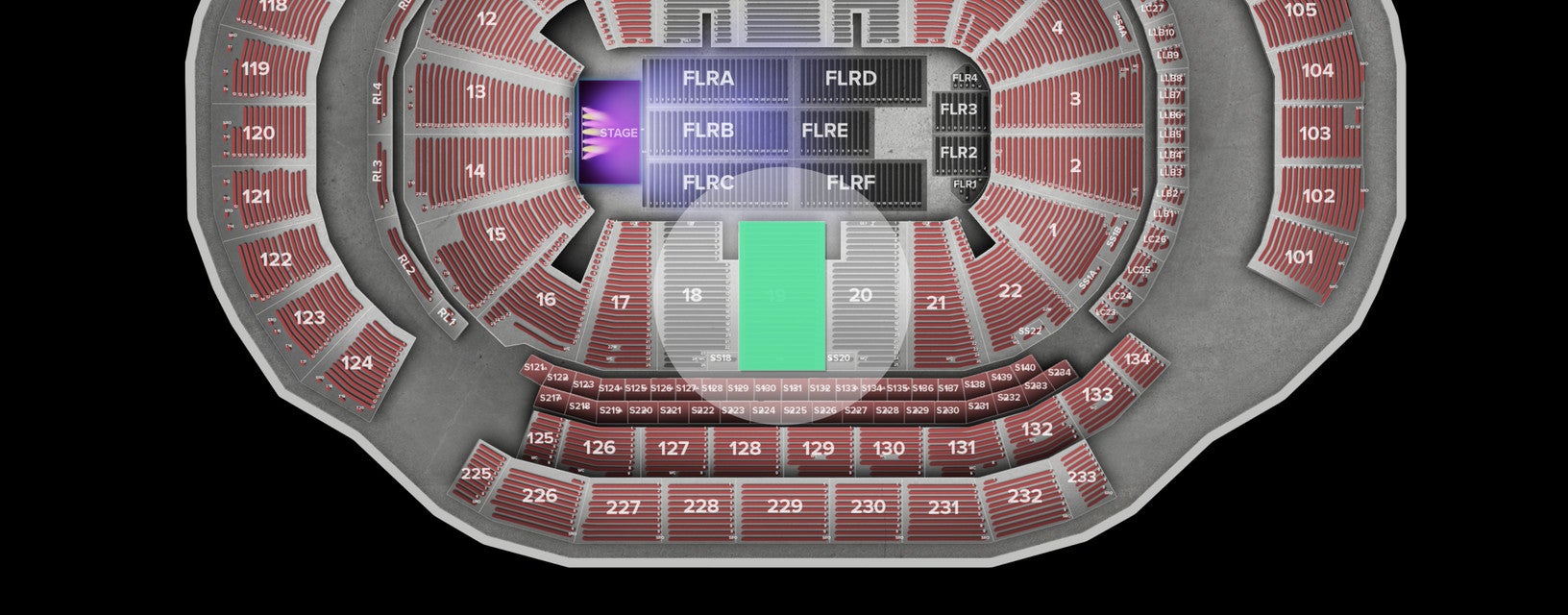 Seat view from Lower