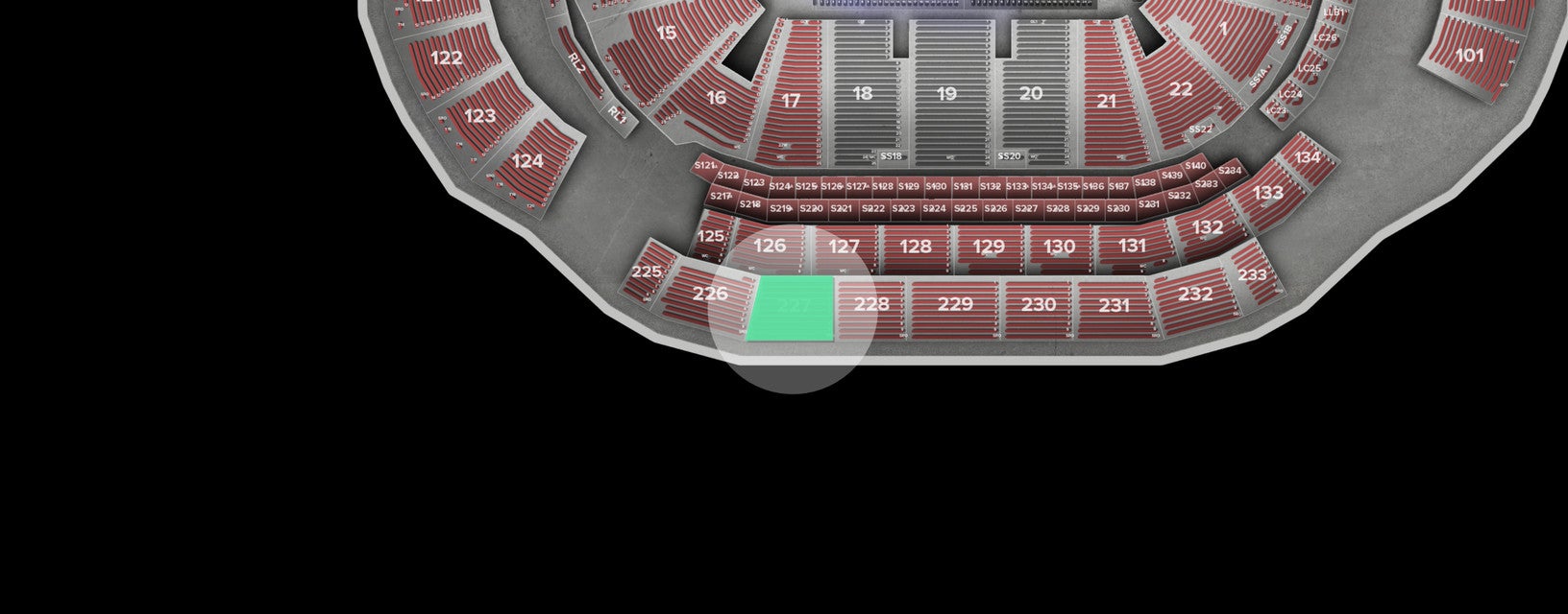 Seat view from Upper