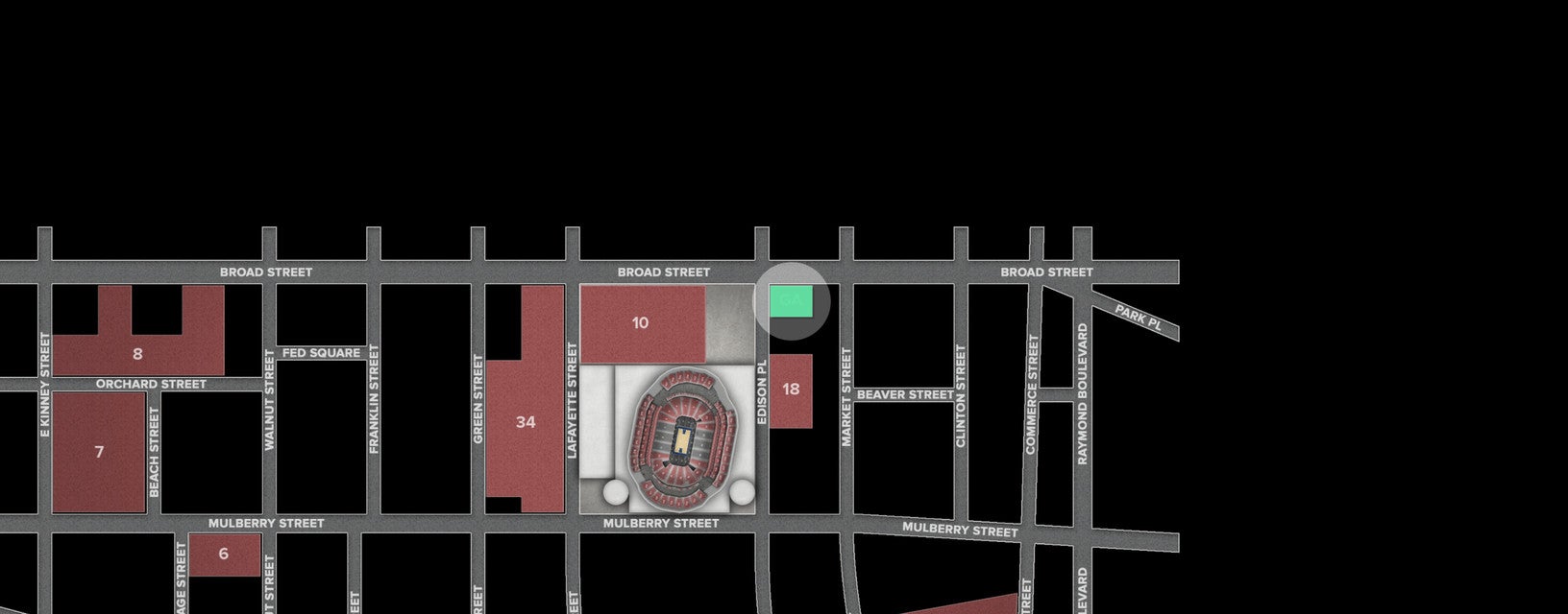 Seat view from General Admission