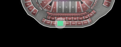 Seat view from Upper