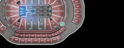 Seat view from Loge Box