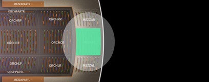 Seat view from Mezzanine