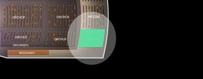 Seat view from Mezzanine