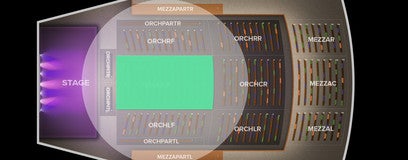 Seat view from Orchestra