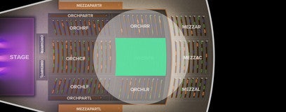 Seat view from Orchestra