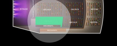 Seat view from Orchestra