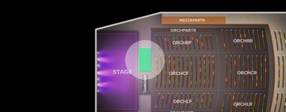 Seat view from Orchestra PIT