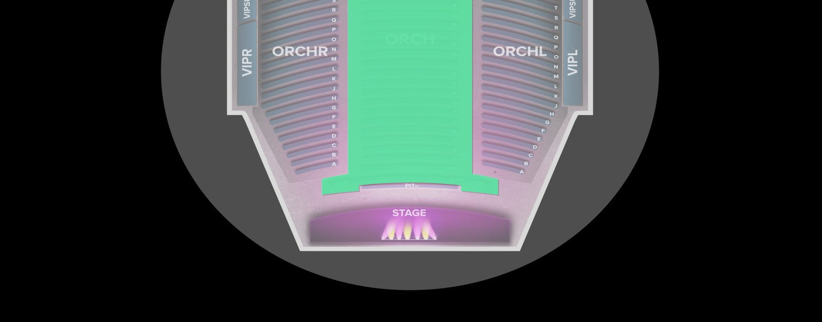 Seat view from Orchestra