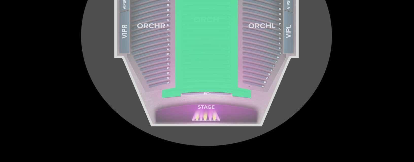 Seat view from Orchestra