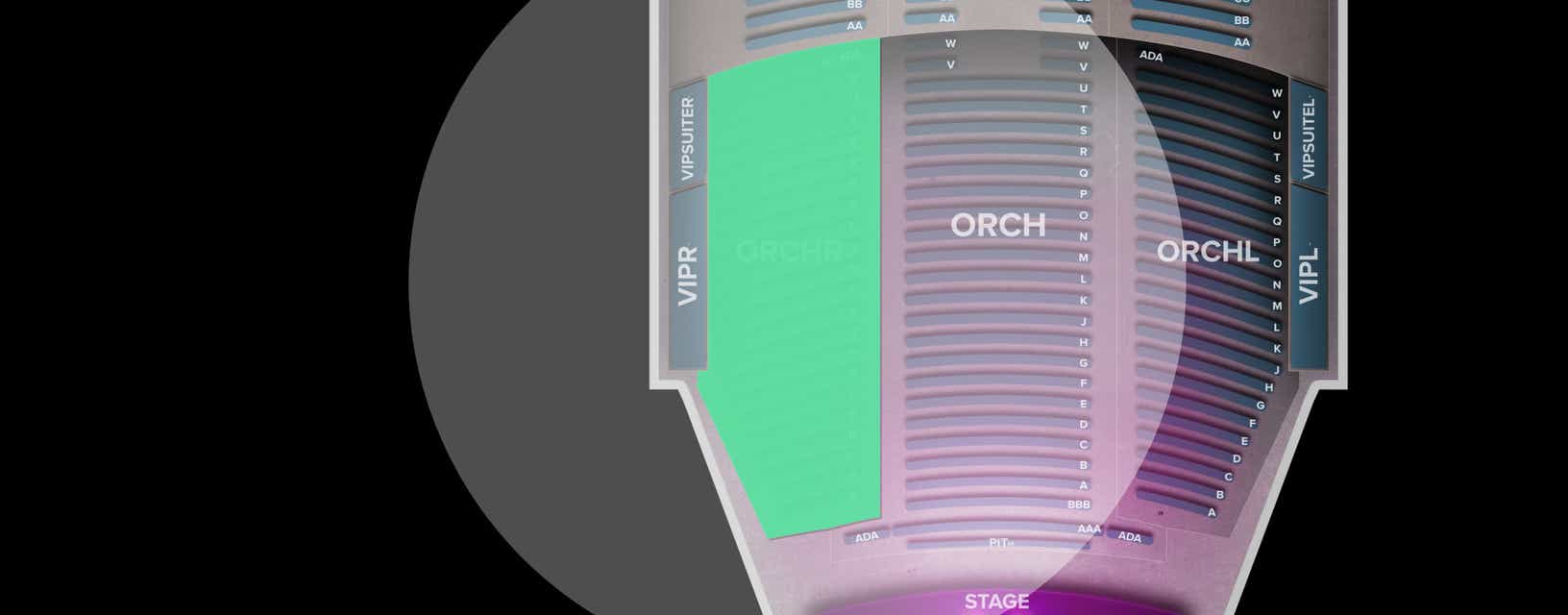 Seat view from Orchestra