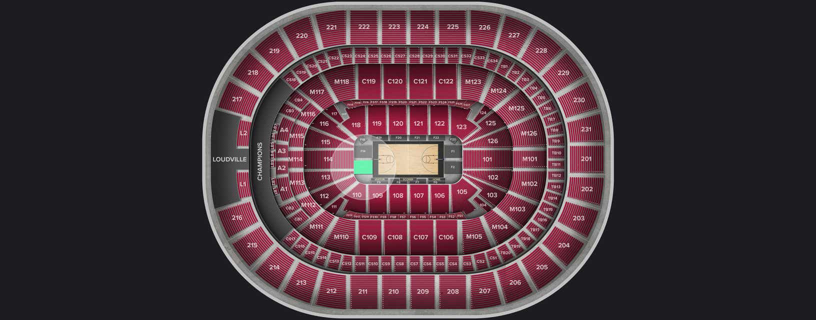 Seat view from Floor
