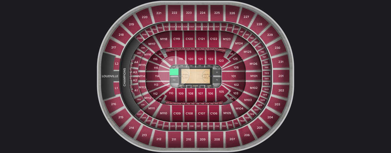 Seat view from Floor