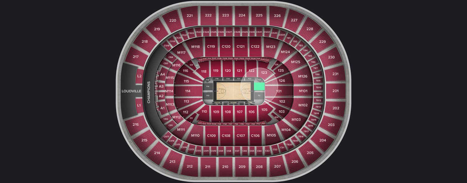 Seat view from Floor