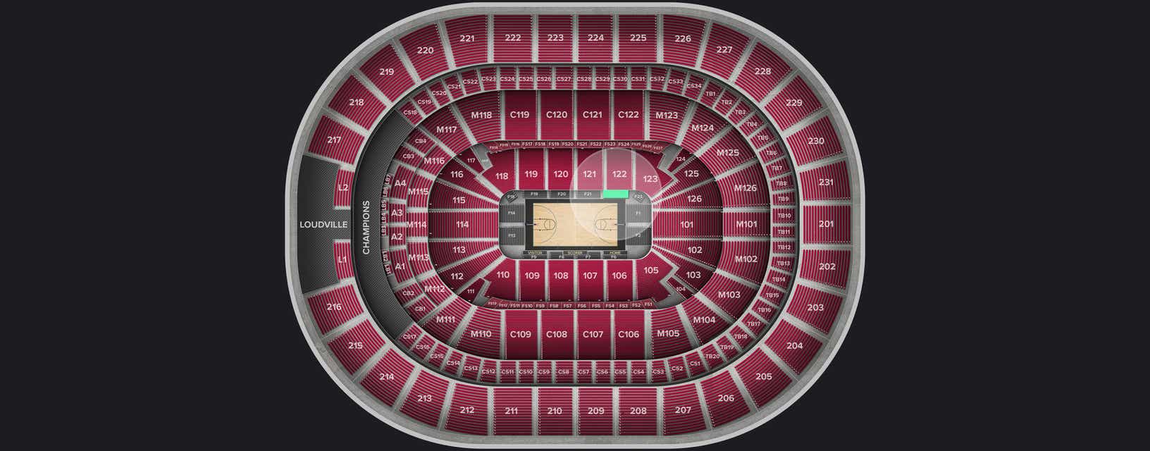 Seat view from Floor