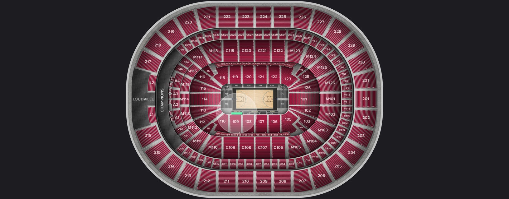 Seat view from Floor