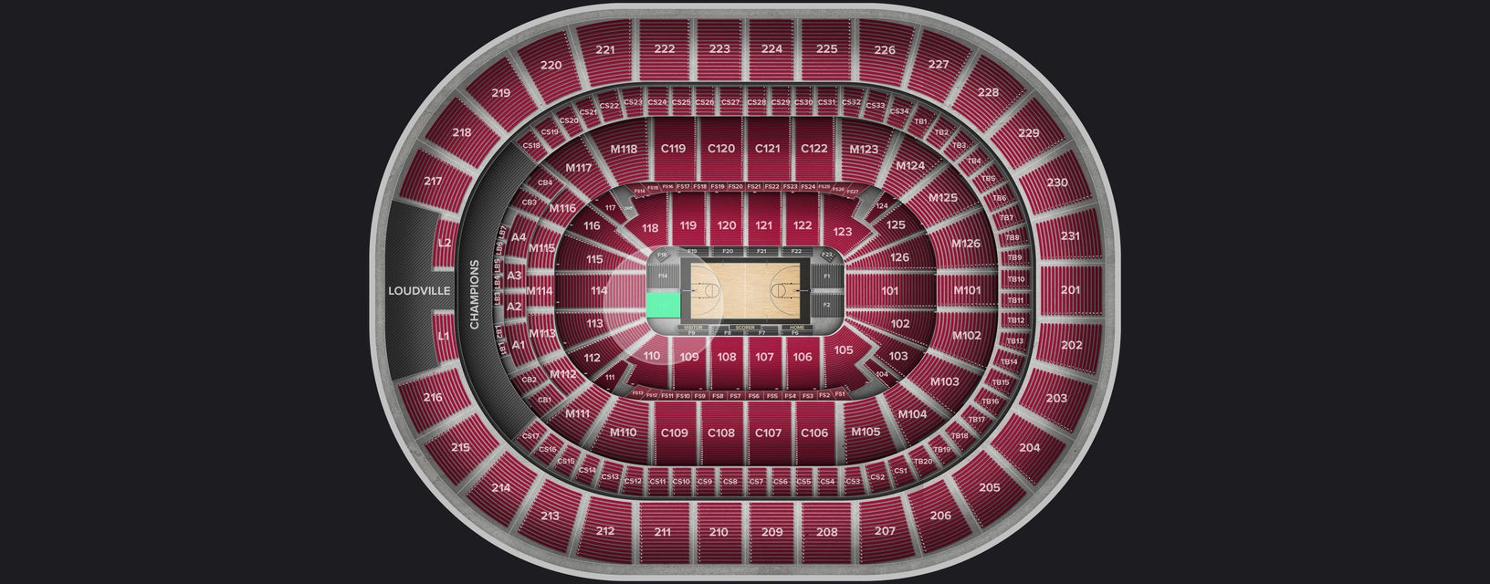 Seat view from Floor