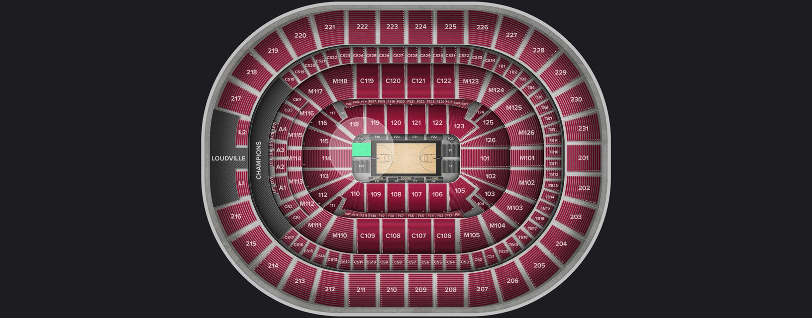 Seat view from Floor