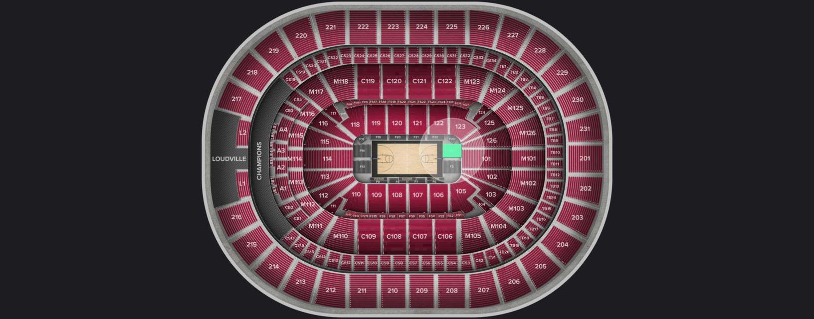 Seat view from Floor