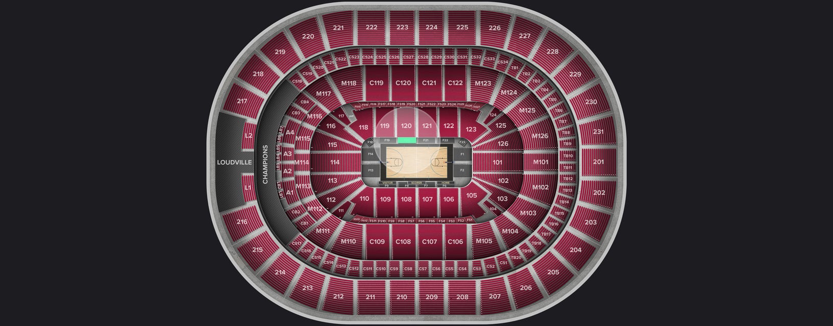 Seat view from Floor