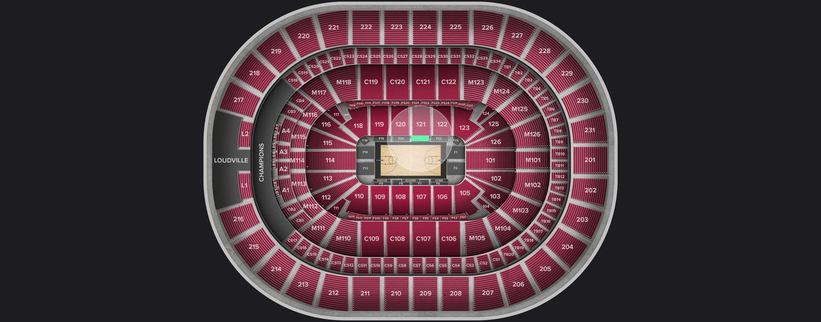 Seat view from Floor