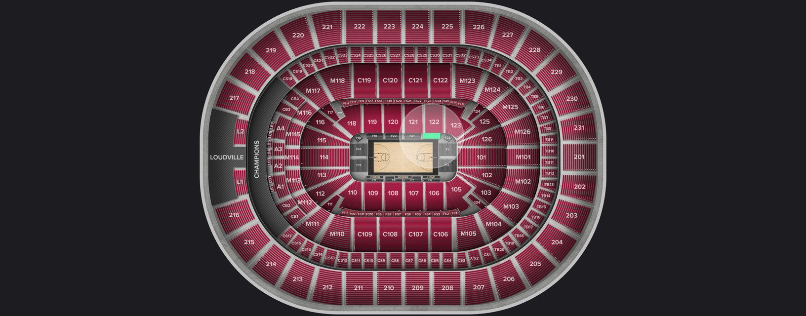 Seat view from Floor