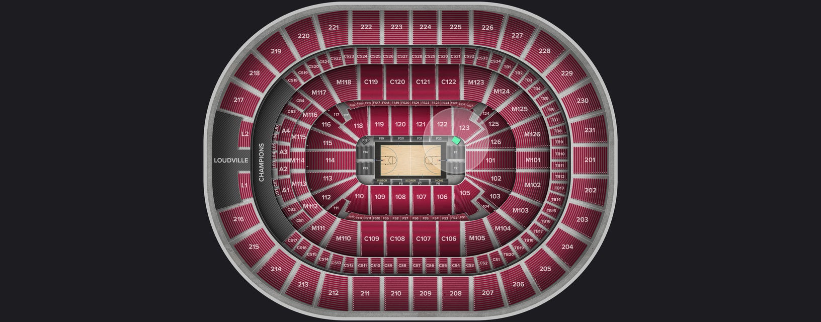 Seat view from Floor