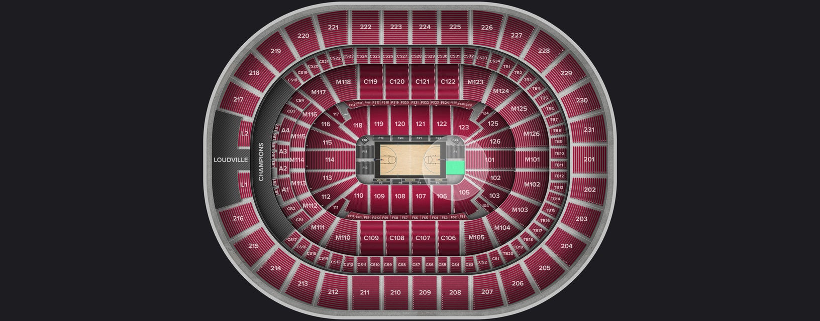Seat view from Floor