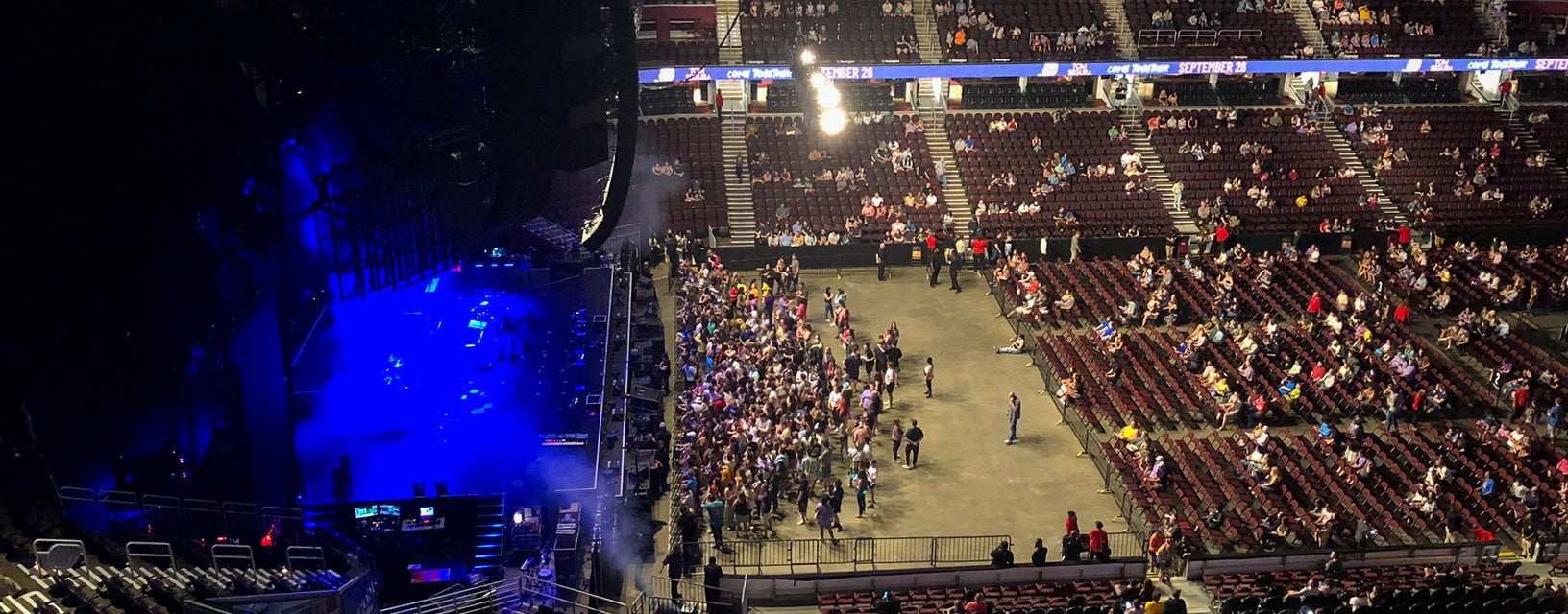Seat view from Upper Concourse
