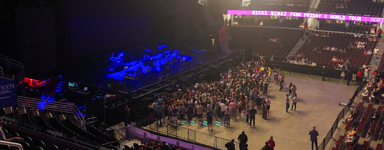 Seat view from Club