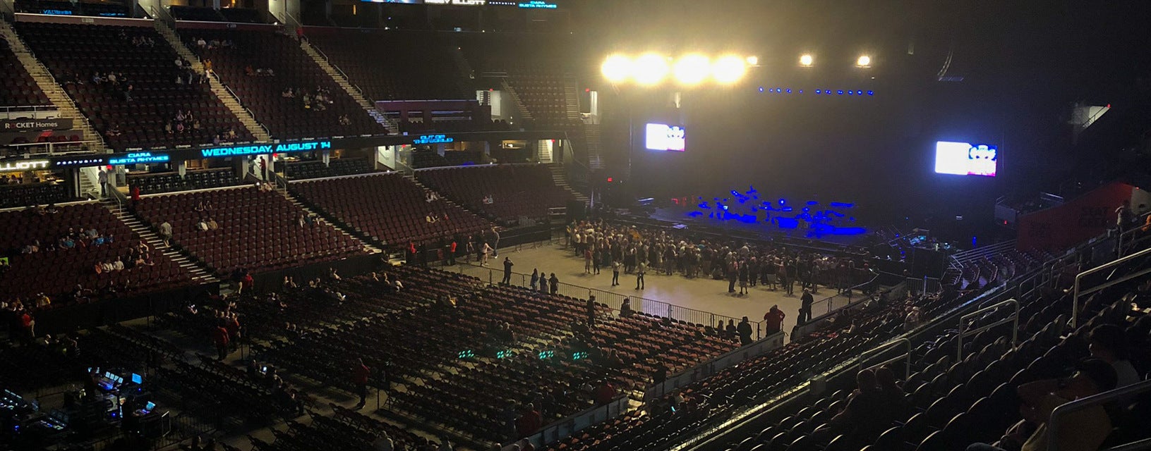 Seat view from Mezzanine