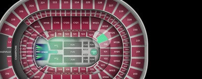 Seat view from Baseline Straight