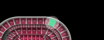 Seat view from Upper Center