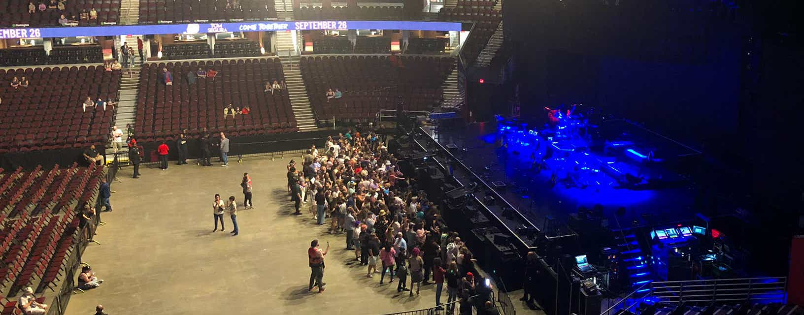 Seat view from Club