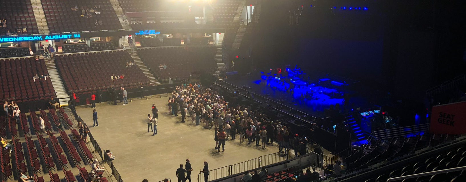 Seat view from Club