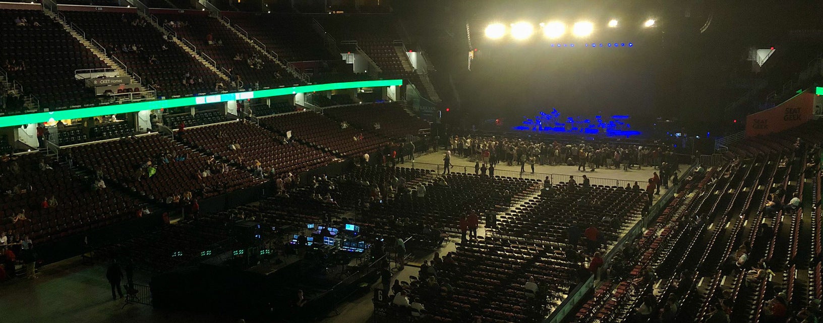 Seat view from Mezzanine