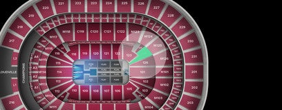 Seat view from Main Concourse